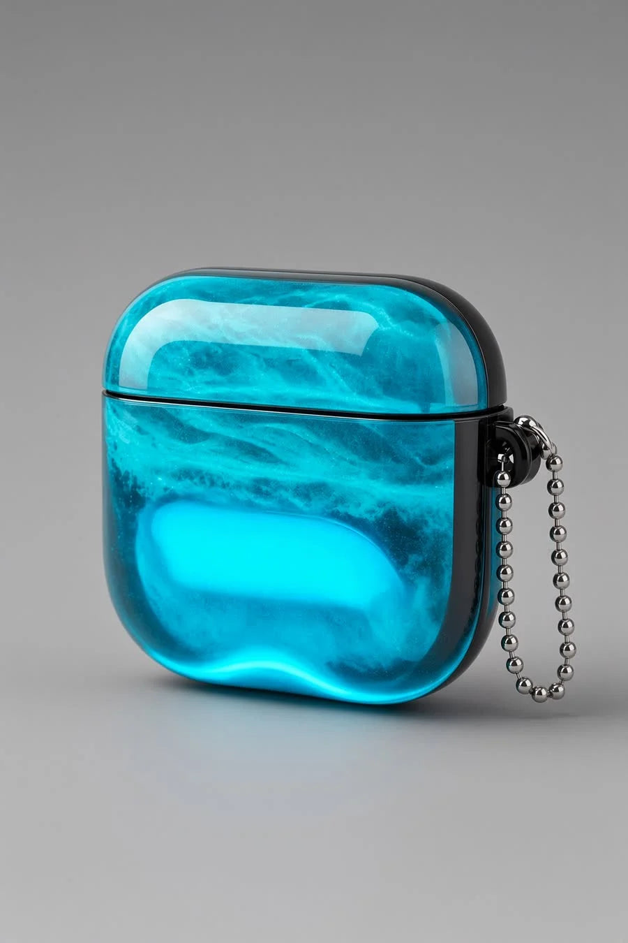 CASEVAULT luminous AirPods case cyan